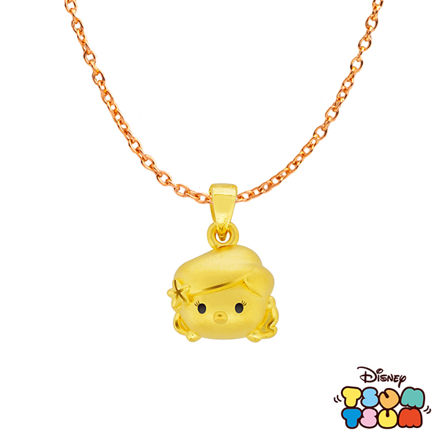 Disney 迪士尼 TSUM TSUM系列金飾 黃金墜子-小美人魚款 送項鍊
