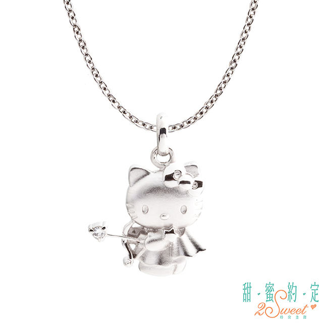 2sweet 甜蜜約定 HelloKitty 射手座Kitty純銀墜子 送項鍊