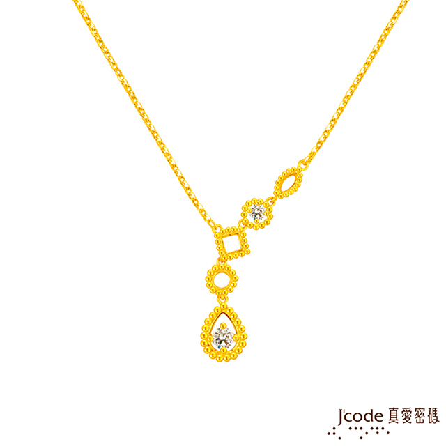 Jcode 真愛密碼 Jcode 典雅女伶黃金項鍊