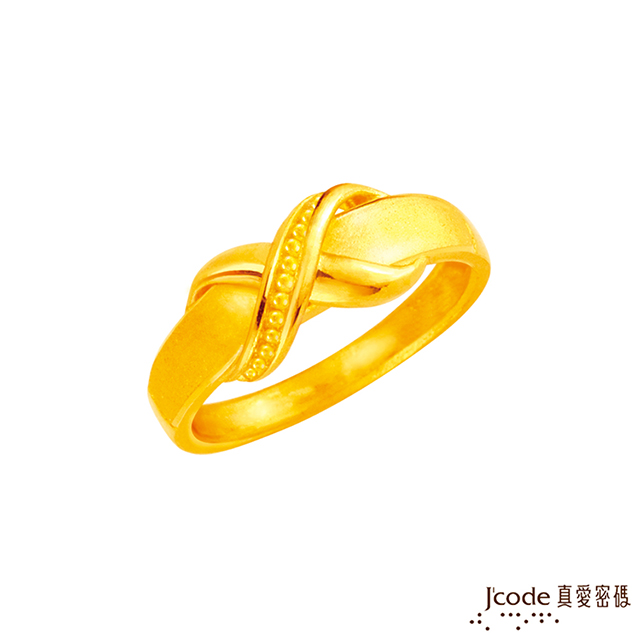 Jcode 真愛密碼 Jcode 無限的愛黃金男戒指