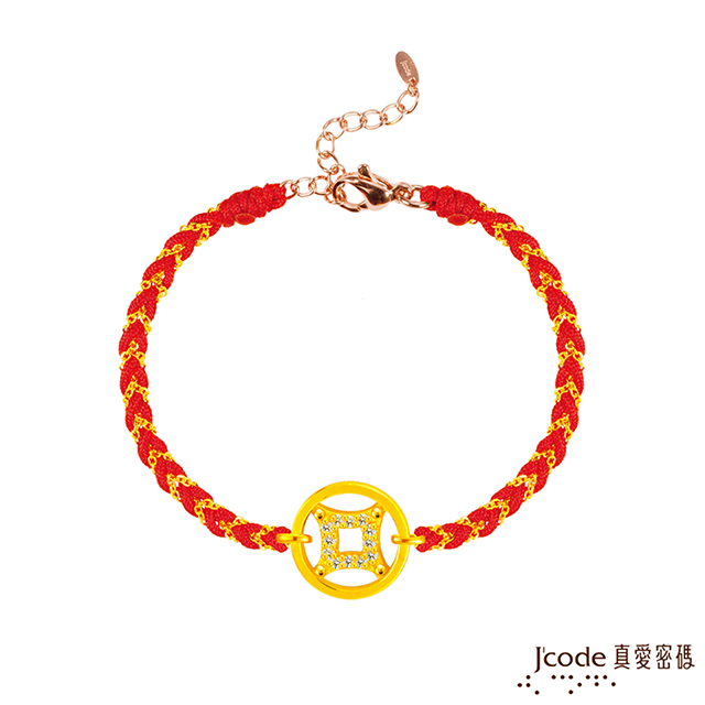 Jcode 真愛密碼 Jcode金飾 賺很多錢黃金編織手鍊