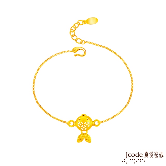 Jcode 真愛密碼 Jcode金飾 真愛-錢有餘黃金手鍊