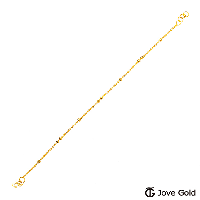 Jove Gold漾金飾 甜甜黃金手鍊