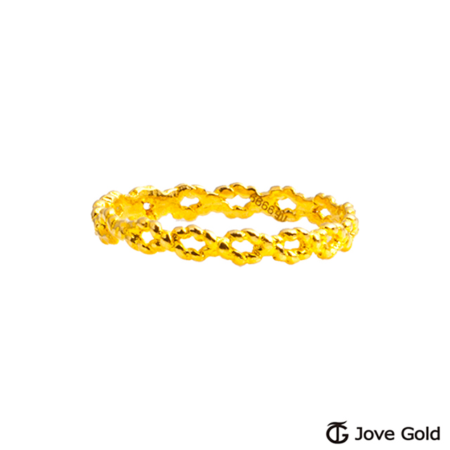 Jove gold 纏綿黃金戒指
