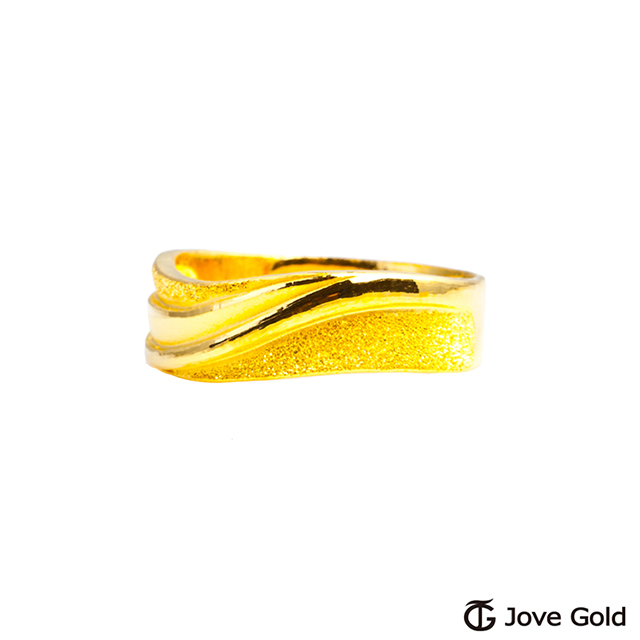 Jove gold 你的溫柔黃金男戒指