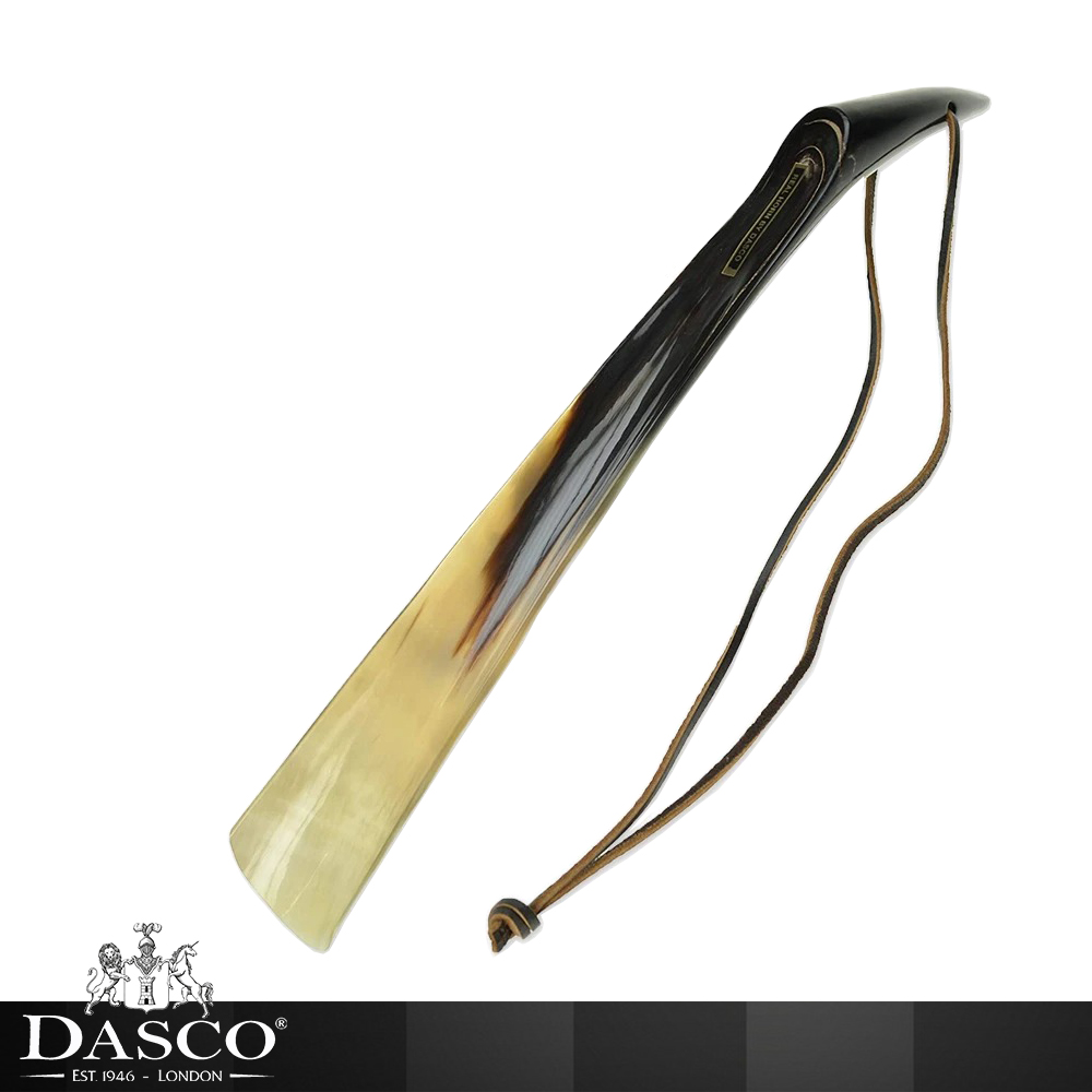 DASCO 伯爵 英國 5065手工牛角鞋把 15吋 牛角自然紋路