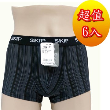 SKIP 四季織 吸排男平口褲