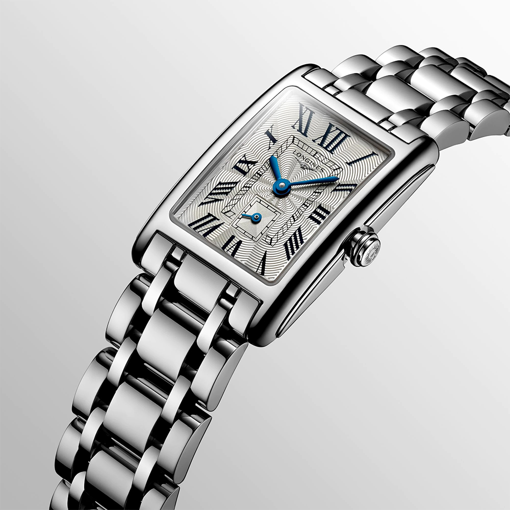 LONGINES 浪琴 DolceVita 獨立小秒針石英女錶-銀/21mm L5.255.4.71.6