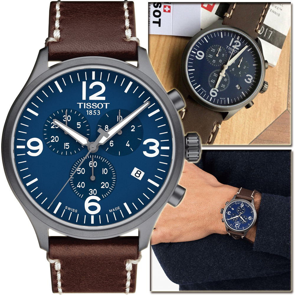 TISSOT 天梭 韻馳系列 Chrono XL 計時時尚腕錶 T1166173604700