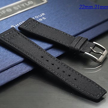 IWC 萬國 全新  錶代用進口高級強化纖維錶帶 (22mm.21mm.20mm)