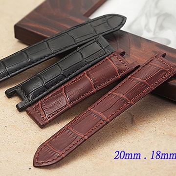 CARTIER 卡地亞 全新 Pasha 帕夏 代用進口高級錶帶(20mm.18mm)