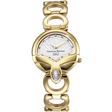 Christian Bernard 伯納 錶 Cannes Chic 海洋淚滴鑽錶 (金 CB007LKWI-S)