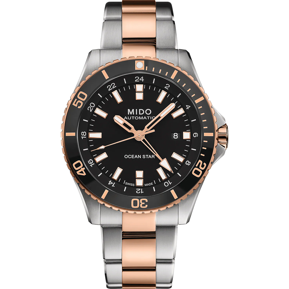 MIDO 美度 官方授權 Ocean Star 海洋之星 GMT 200米潛水機械錶 百貨周年慶 M0266292205100
