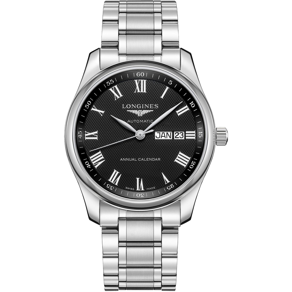 LONGINES 浪琴 Master 巨擘系列羅馬機械錶-40mm L2.910.4.51.6