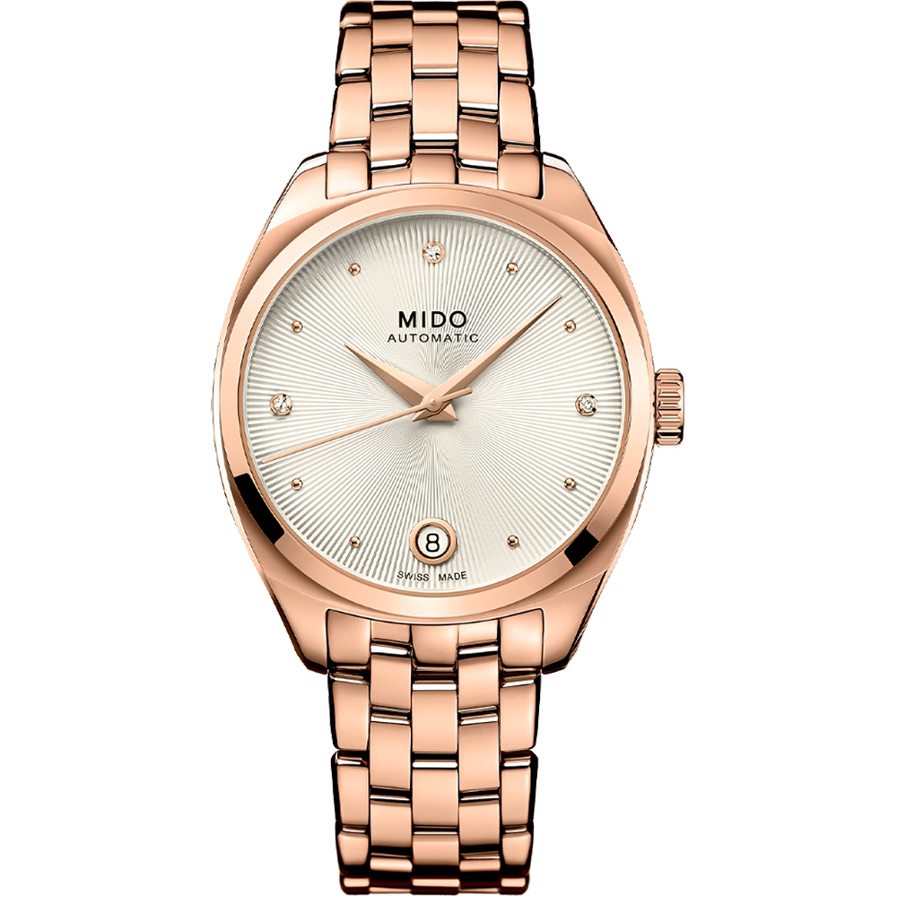 MIDO 美度 官方授權 Belluna 皇室真鑽機械女錶 百貨周年慶 M0243073303600