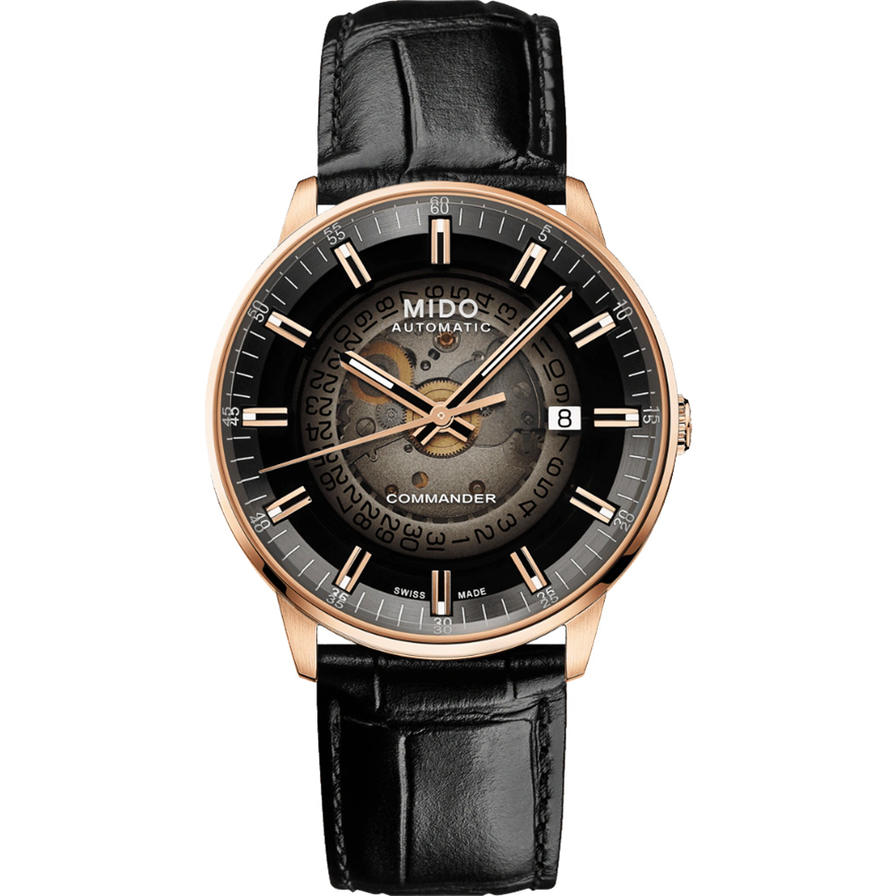 MIDO 美度 官方授權 COMMANDER 香榭系列漸層機械錶 百貨周年慶-40mm M0214073641100
