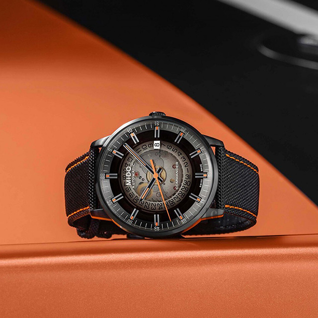 MIDO 美度 官方授權 COMMANDER 香榭系列漸層機械錶 百貨周年慶-40mm M0214073741100