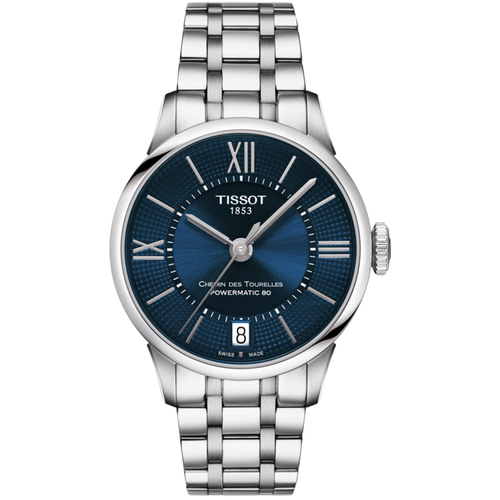 TISSOT 天梭 官方授權 杜魯爾 80小時動力儲存機械錶(T0992071104800)