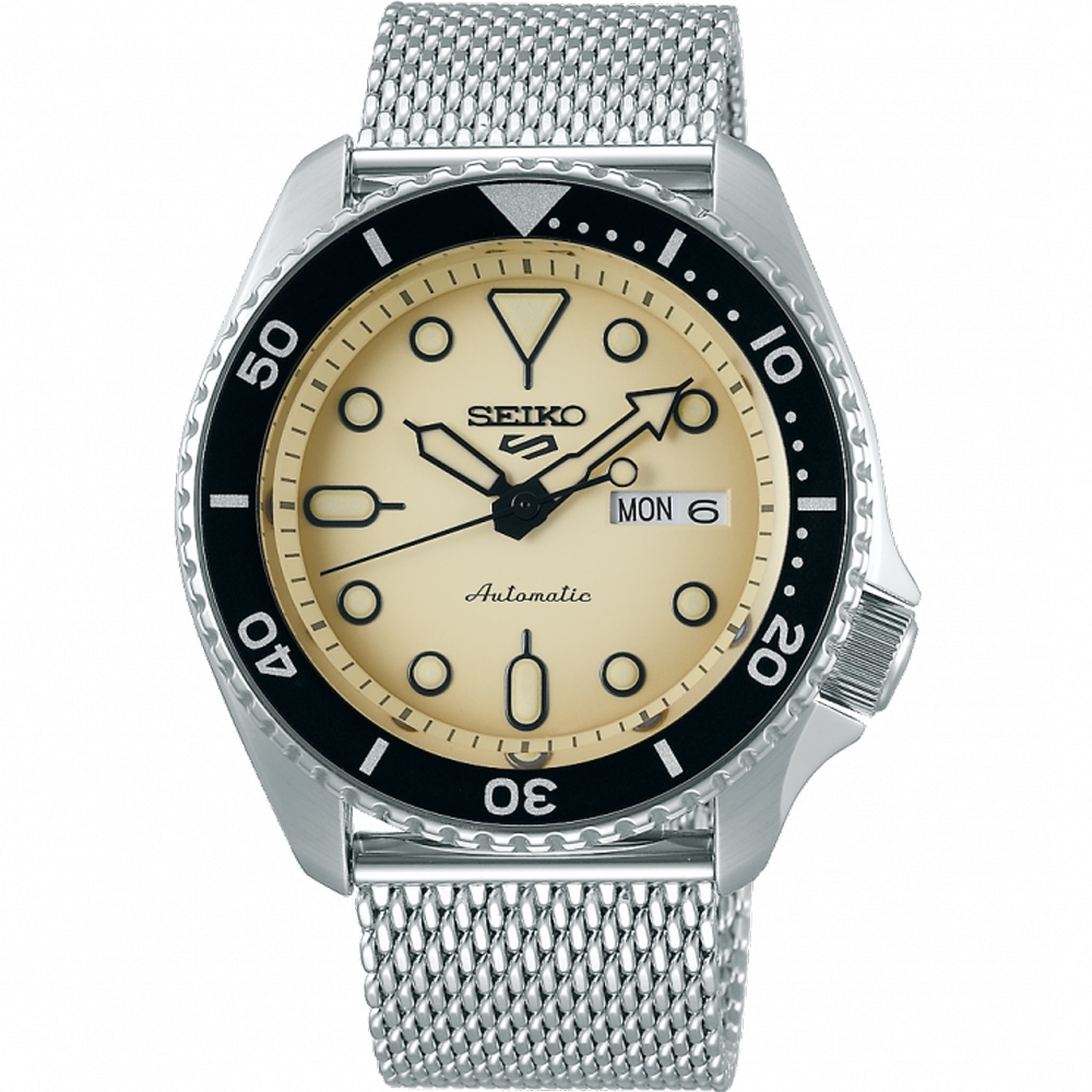 SEIKO 精工 5 sport運動潮流機械腕錶/米蘭帶4R36-07G0Y(SRPD67K1)