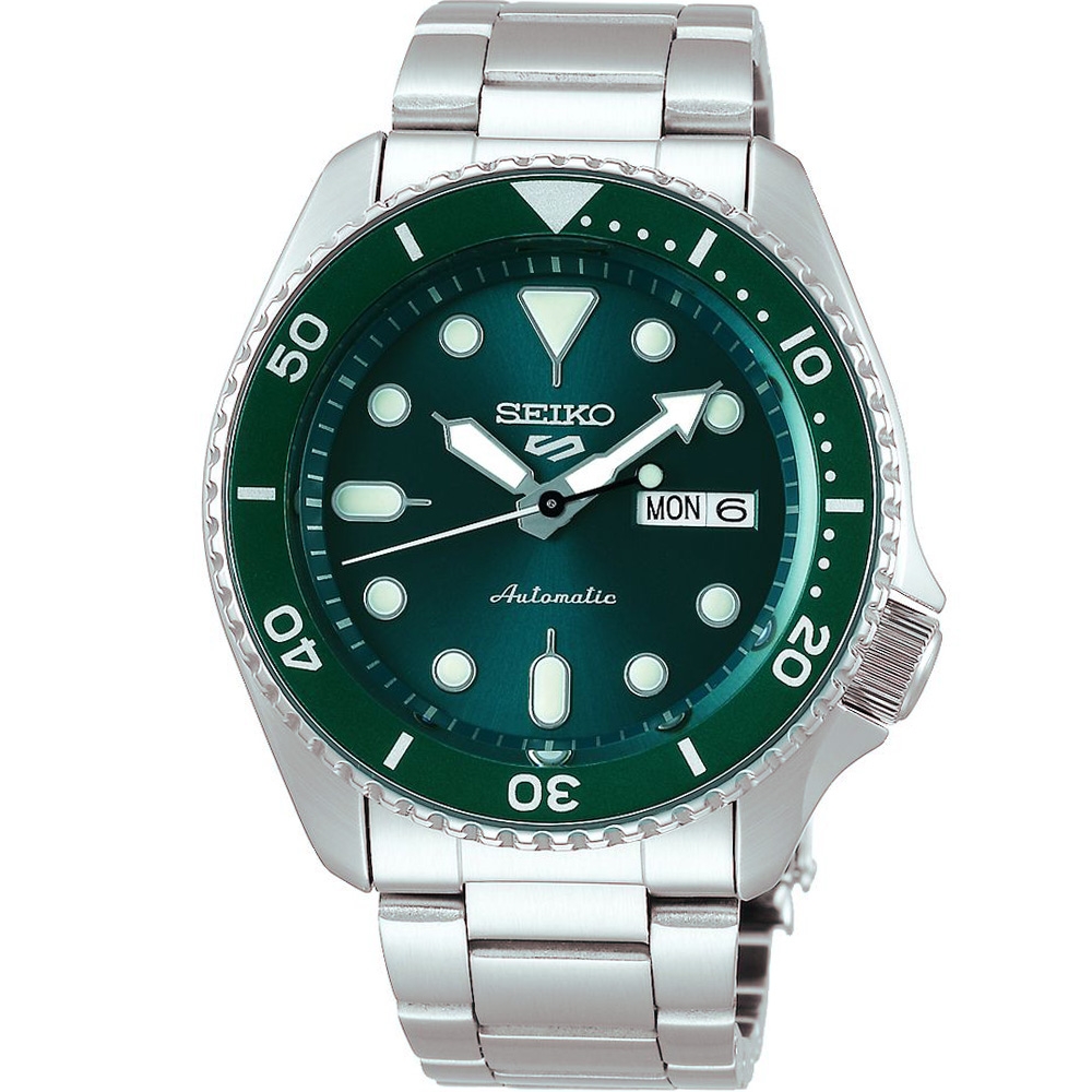 SEIKO 精工 享指定專櫃售後服務 5 sport運動潮流機械腕錶4R36-07G0M(SRPD61K1)