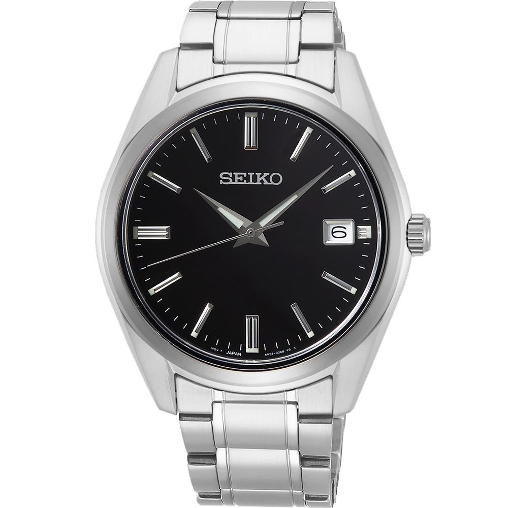 SEIKO 精工 經典簡約紳士男錶 手錶  藍寶石水晶鏡面(6N52-00A0D)40mm / SUR311P1