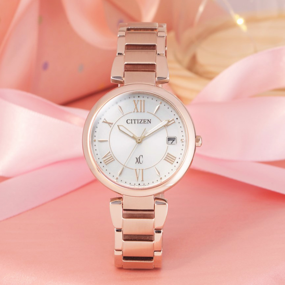 CITIZEN 星辰 XC 光動能亞洲限定女錶 百貨周年慶 EO1192-59A