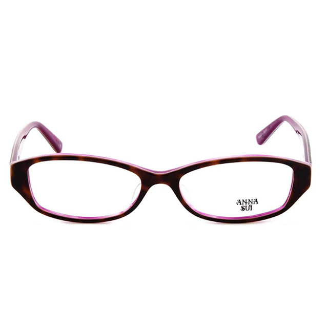 Anna Sui 安娜蘇 精緻玫瑰造型眼鏡-浪漫紫 (紫) AS575-188