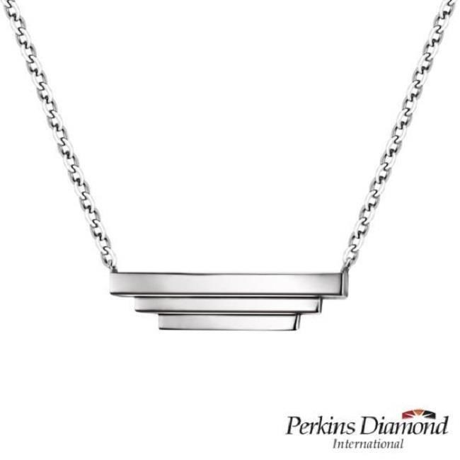 PERKINS 伯金仕 Flora系列 ladder 925純銀項鍊