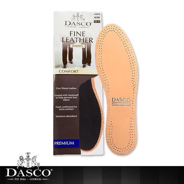 DASCO 伯爵 高級真皮鞋墊 天然植物性塗料 透氣防臭 柔軟服貼