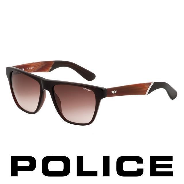 Police 【南紡購物中心】 都會復古時尚太陽眼鏡 (紅) POS1796-0958