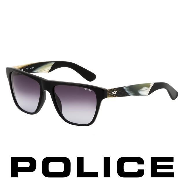 Police 【南紡購物中心】 都會復古時尚太陽眼鏡 (象牙白) POS1796-700X