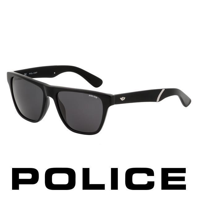 Police 【南紡購物中心】 都會時尚太陽眼鏡 (黑色) POS1796-700F