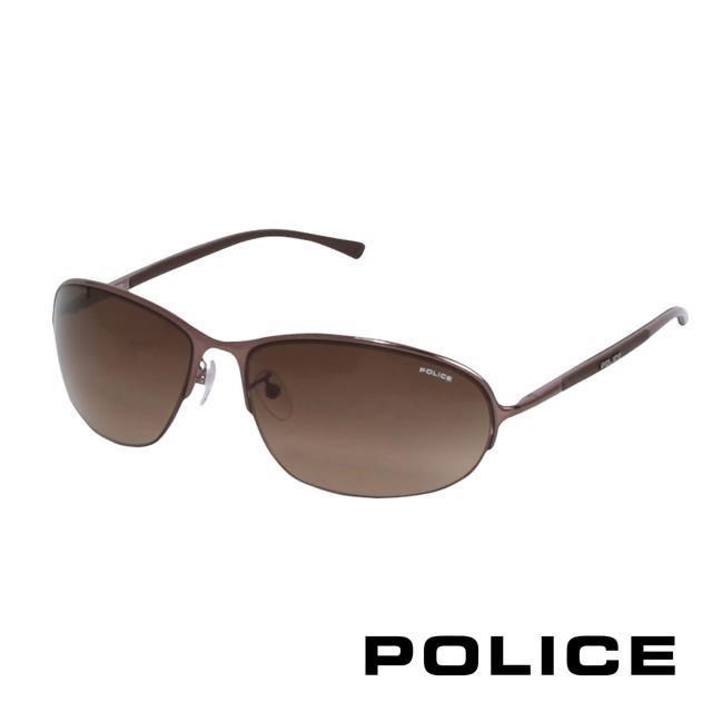 Police 【南紡購物中心】 都會時尚太陽眼鏡 (古銅色) POS8692-0K01