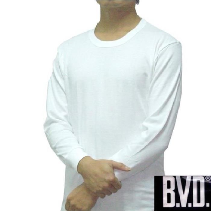 BVD 時尚型男厚棉圓領長袖衛生衣~3件組（其他規格）