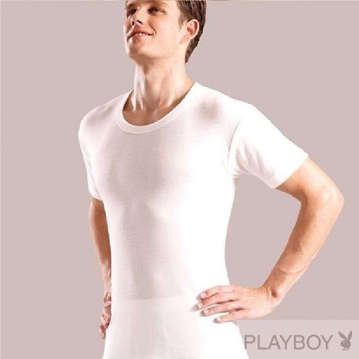 PLAYBOY 3件組台灣製100%時尚純棉羅紋短袖圓領衫pb6630b