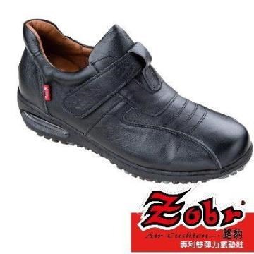 Schick 舒適 【南紡購物中心】 ZOBR路豹 男輕盈真皮雙氣墊紳士休閒鞋款 BBA59系列