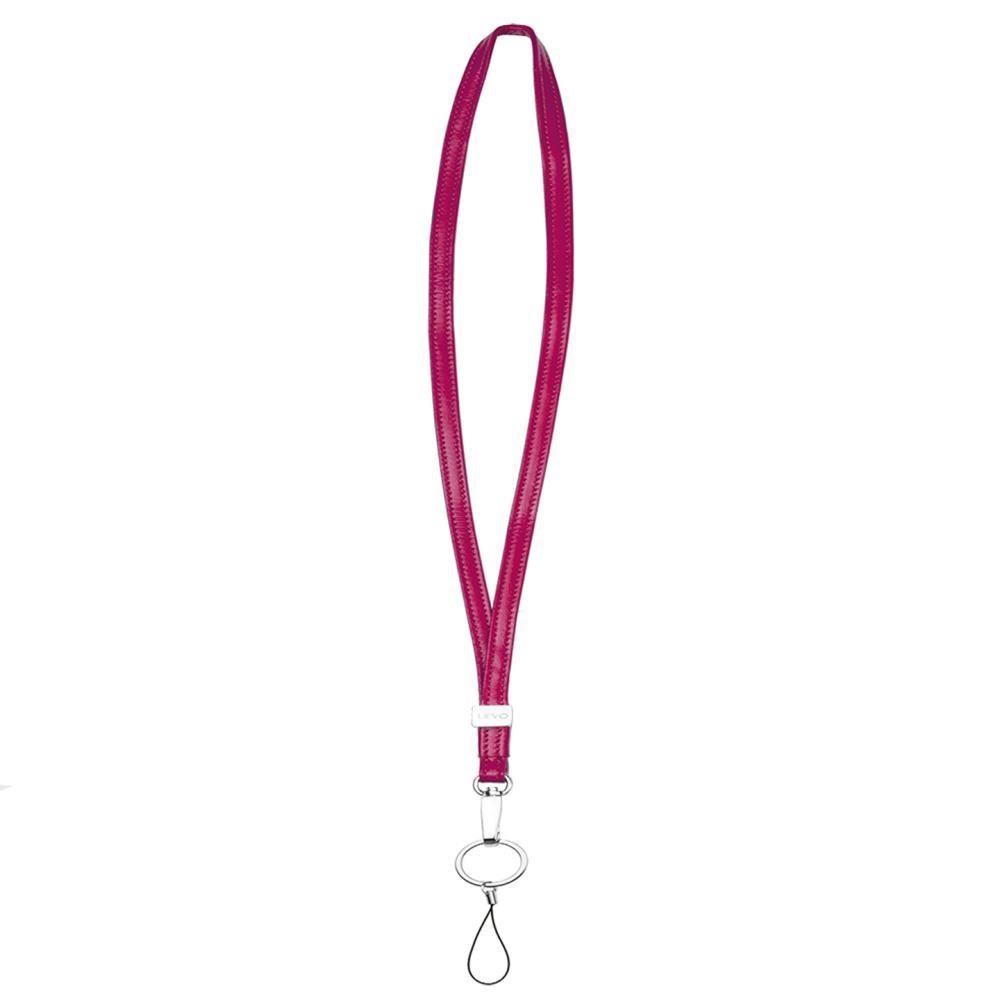LIEVO ACCESSORY 小羊皮頸繩 桃紅