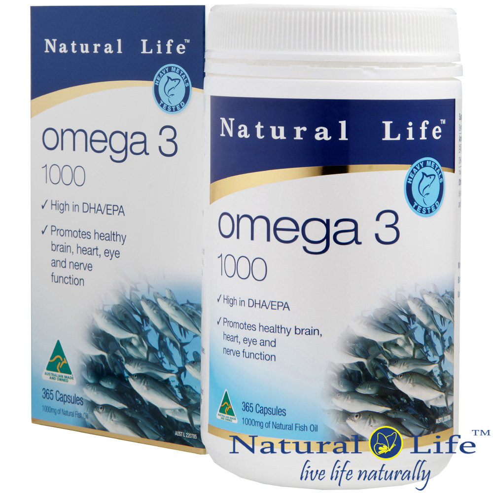 Natural Life 澳洲 高純度深海魚油1000mg(365顆)