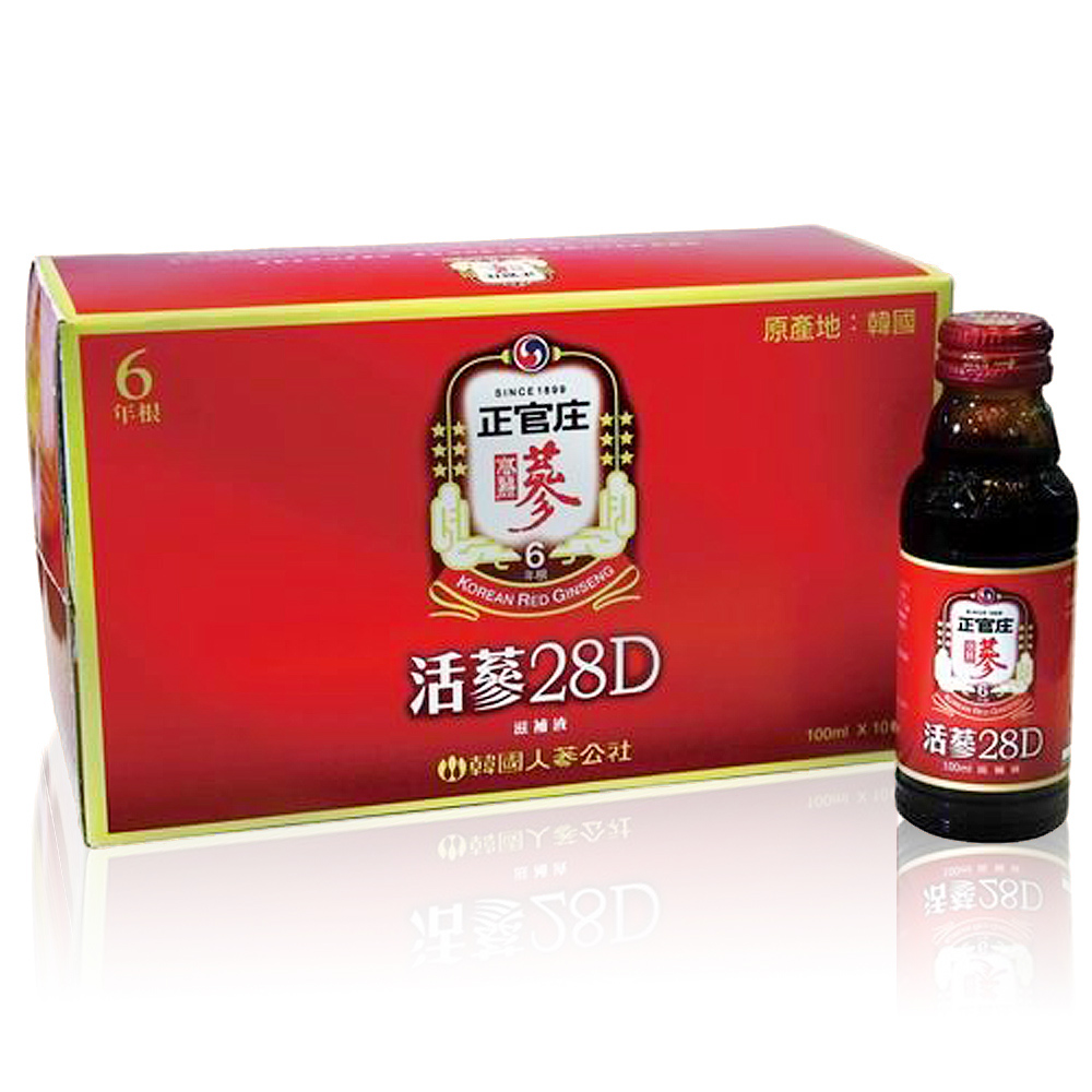 正官庄 效期品活蔘28D 10入禮盒x1盒
