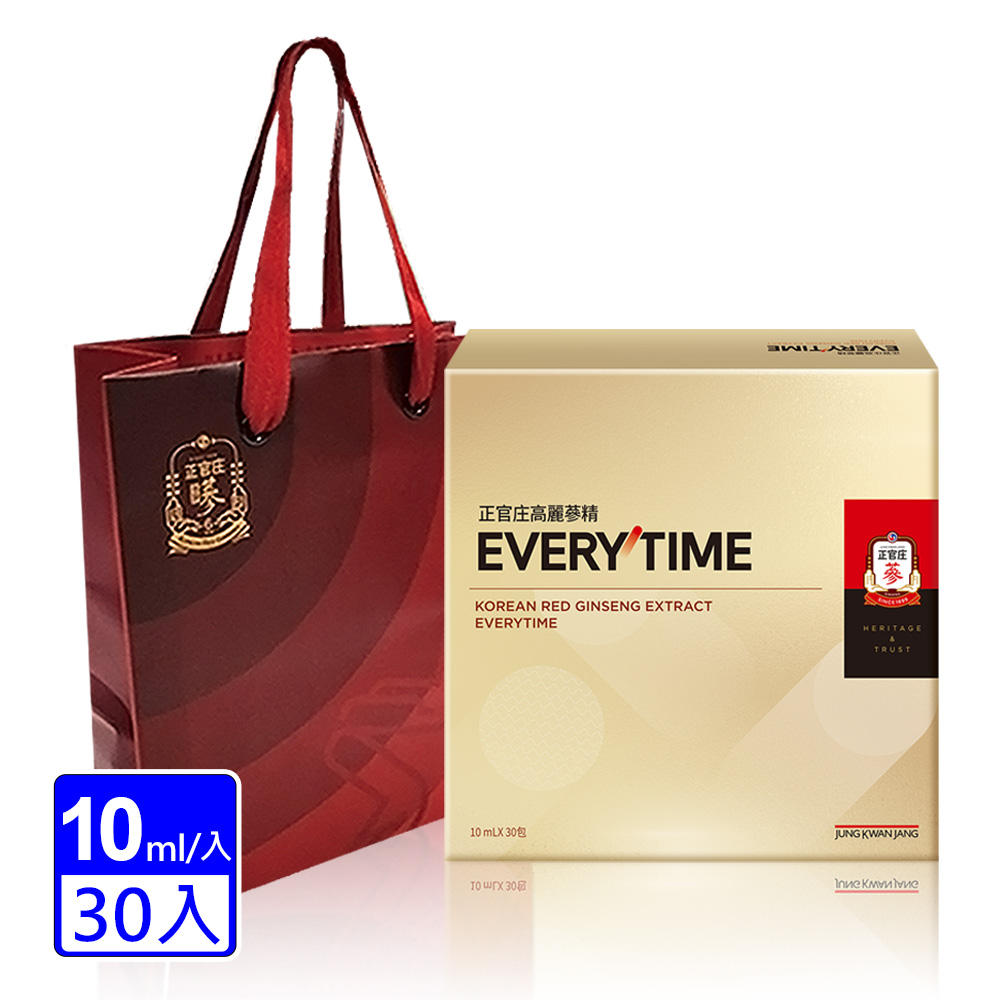 正官庄 高麗蔘精EVERYTIME 30包入禮盒(10ml/包)