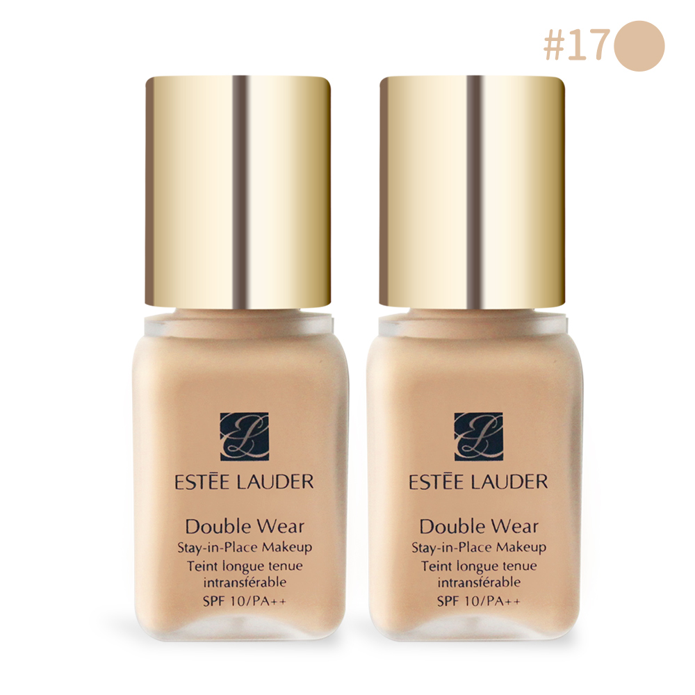 ESTEE LAUDER 雅詩蘭黛 粉持久完美持妝粉底#17(7ml)X2-百貨公司貨