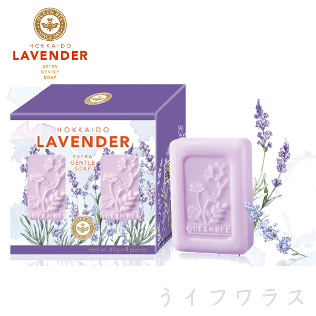 一品川流 北海道薰衣草精油柔膚皂-80g-24入（其他規格）