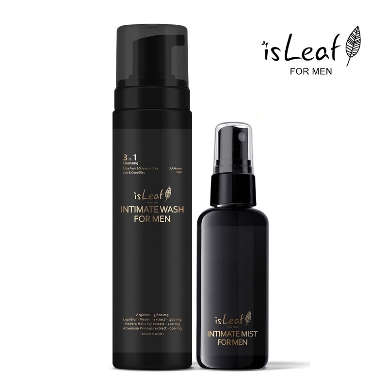 isLeaf 【2入超值組】男性私密激淨慕絲 + 噴霧【魅惑麋香】