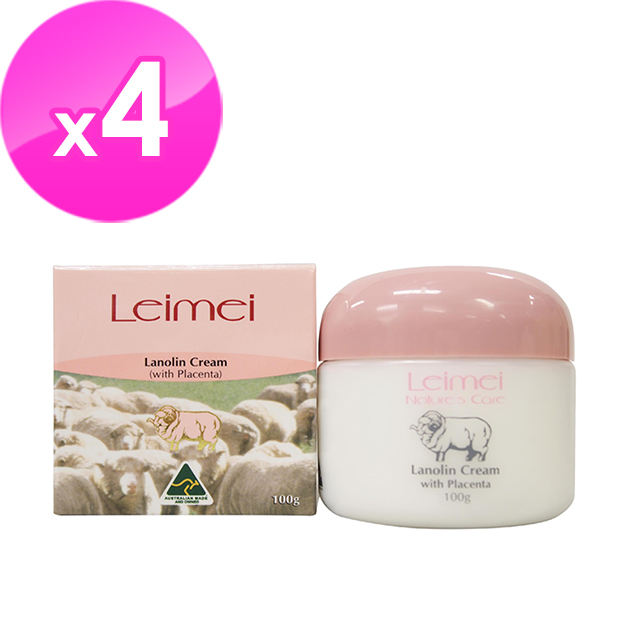 【澳洲Natures Care】Leimei 綿羊霜含胎盤素 ( 4 入組, 100g/罐)