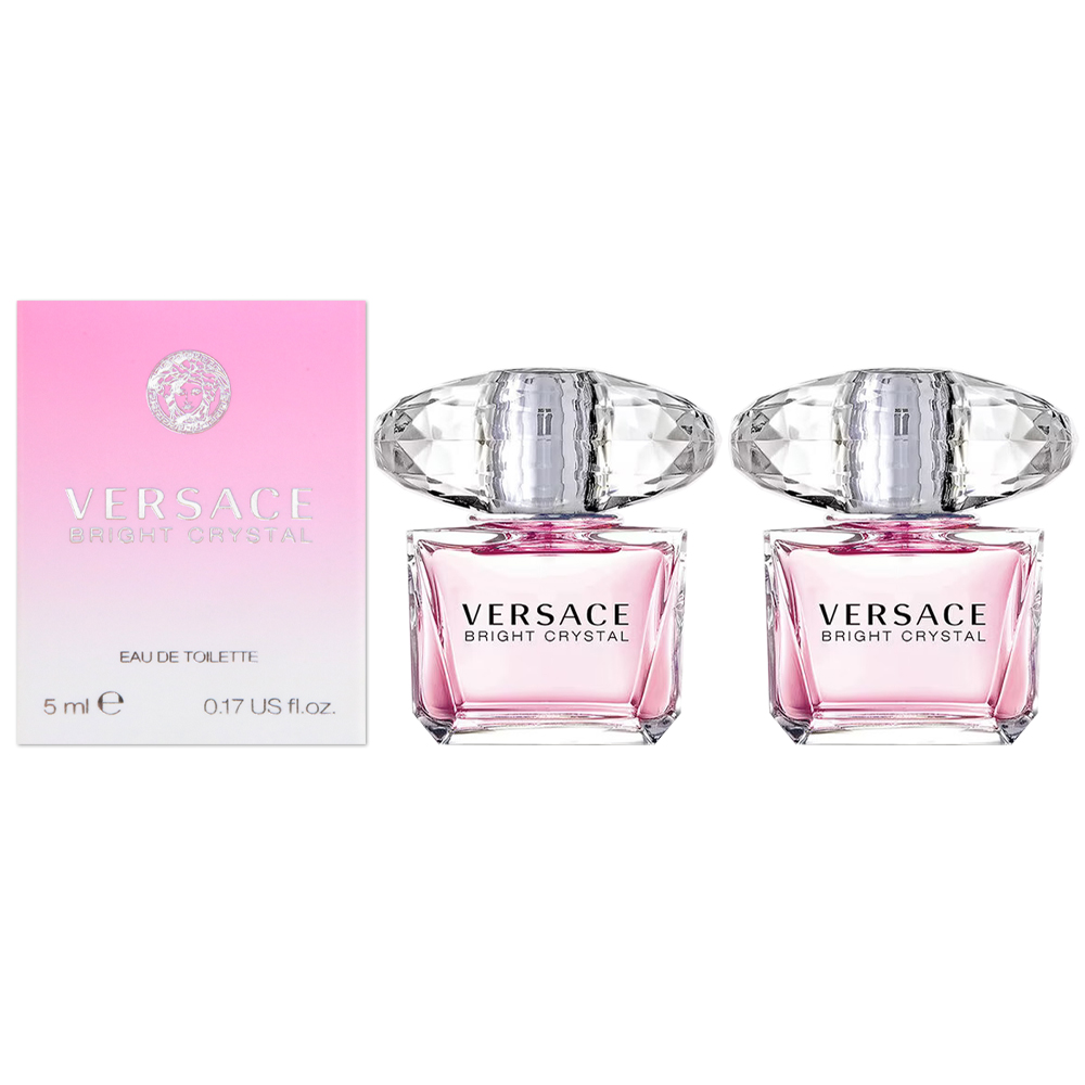Versace 凡賽斯 香戀水晶淡香水 小香5ml (2入)