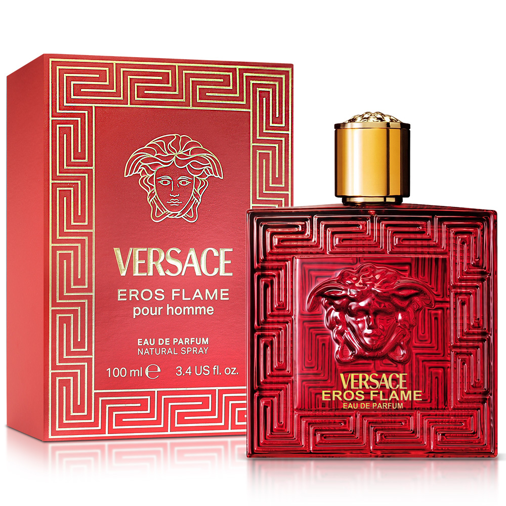 Versace 凡賽斯Eros Flame 愛神火焰男性淡香精EDP 100ml - PChome 24h購物