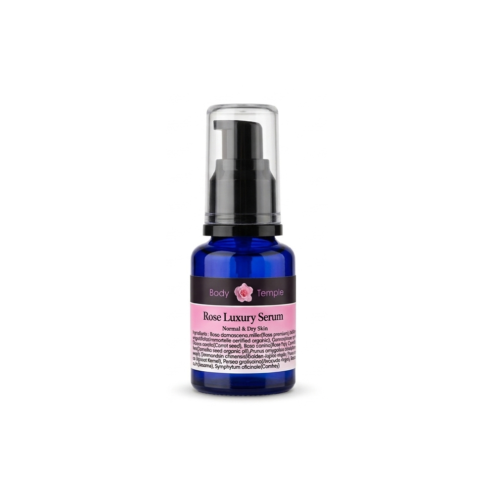 Body Temple 身體殿堂 玫瑰精油奢華修護精華液30ml (適一般,乾性&熟齡肌膚)