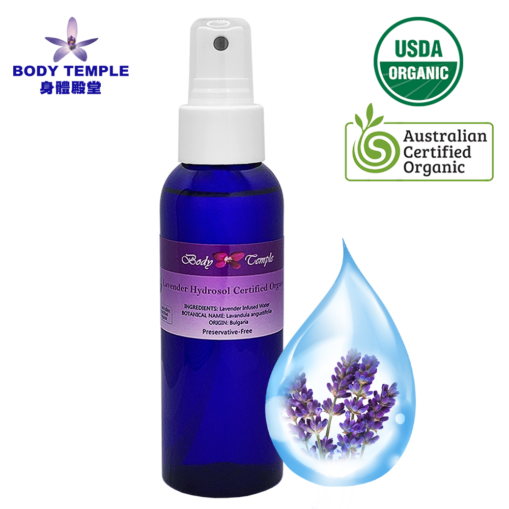 Body Temple 身體殿堂 100%有 機薰衣草精油純露100ml