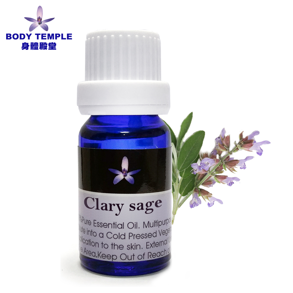 Body Temple 身體殿堂 100%快樂鼠尾草芳療精油(Clary sage)10ml