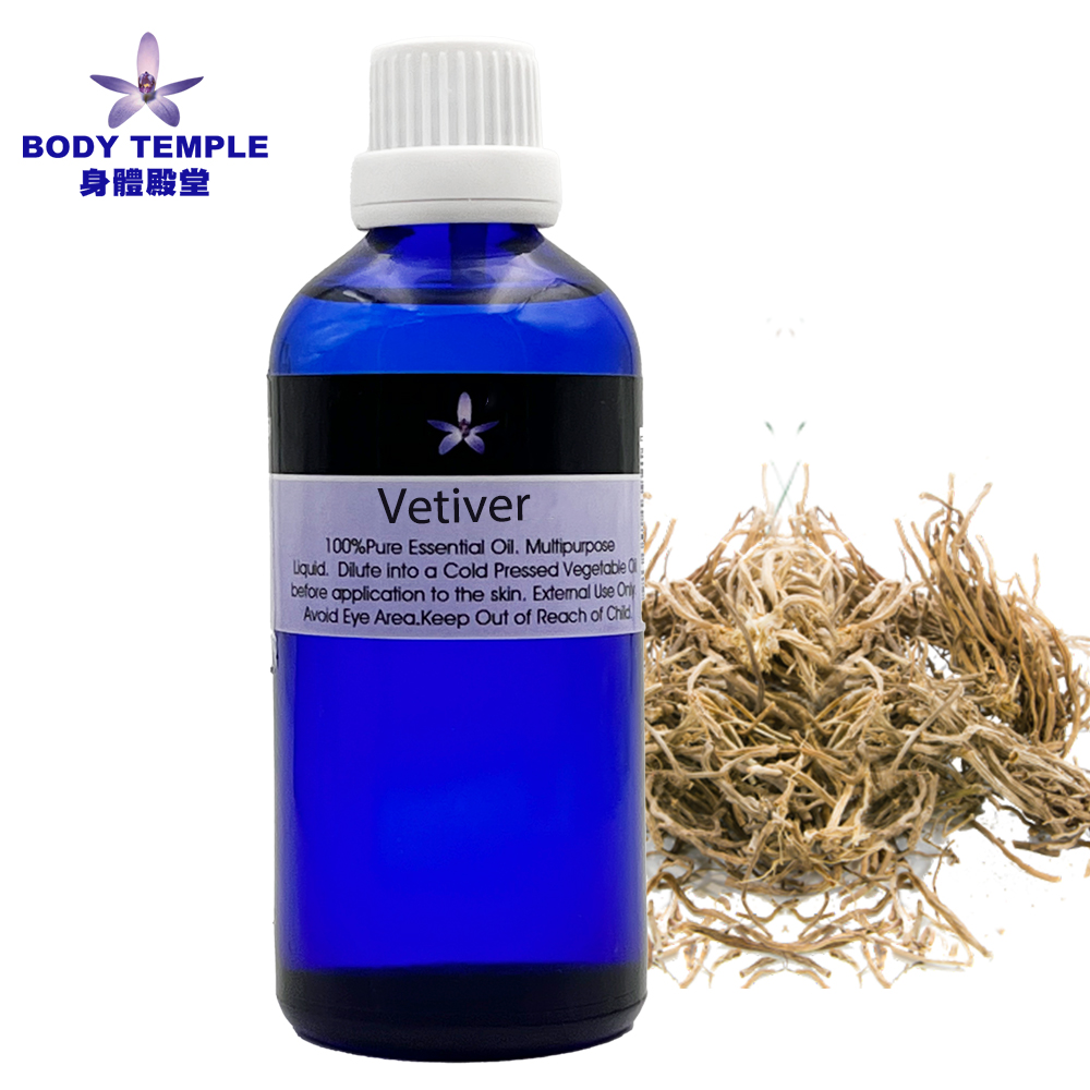 Body Temple 身體殿堂 100%岩蘭草(Vetiver)芳療精油100ml